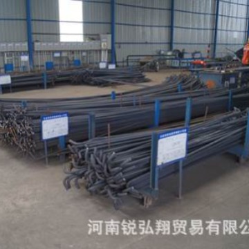Processing of Stirrup Twisted Bars, 8-10 Coils of Round Straightened Three-Grade Threaded Steel Beams, Construction Site Steel