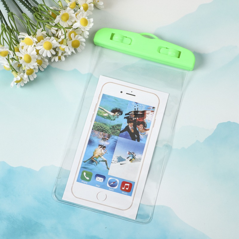 Spot Wholesale Mobile Phone Waterproof Bag Transparent Outdoor Hot Spring Swimming Diving Touch Screen Mobile Phone Protective Bag