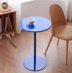 Internet Red Dining Table Milk Tea Shop Coffee Table Bar Casual Balcony Small Round Table Meeting Negotiation Reception Table and Chair Combination