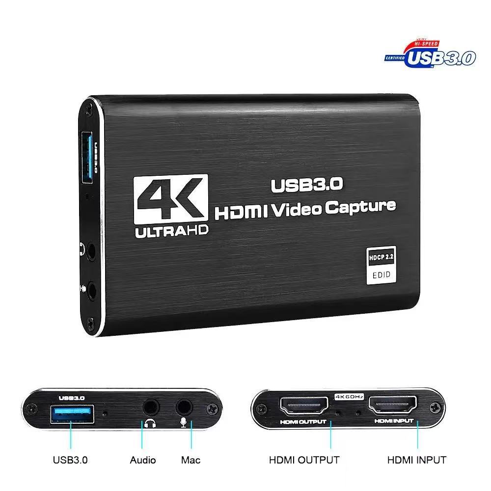 Кросс-граничный USB3.0 видеозахватный кардридер, HDMI 4K, захват видео для игр, запись, MS2131