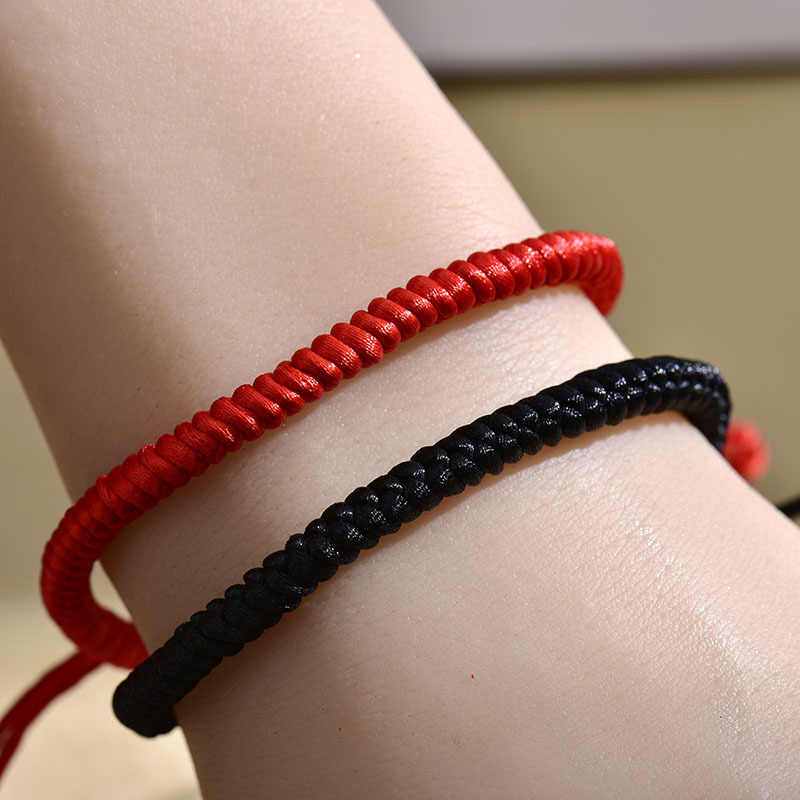 Xiao Zhan Red String Bracelet Year of the Snake Zodiac Year Handmade Woven Light Luxury Niche Exquisite Non-Fading Unisex Couple Trendy