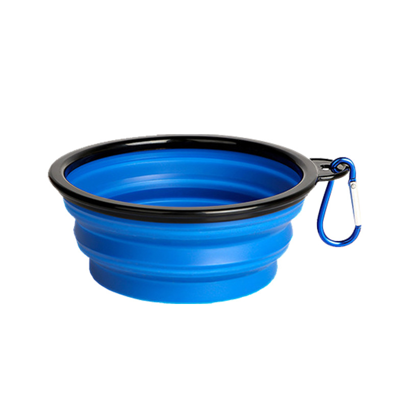 Cross-border explosions pet folding bowl pet bowl tpe travel outdoor drinking water portable dog bowl telescopic bowl manufacturers