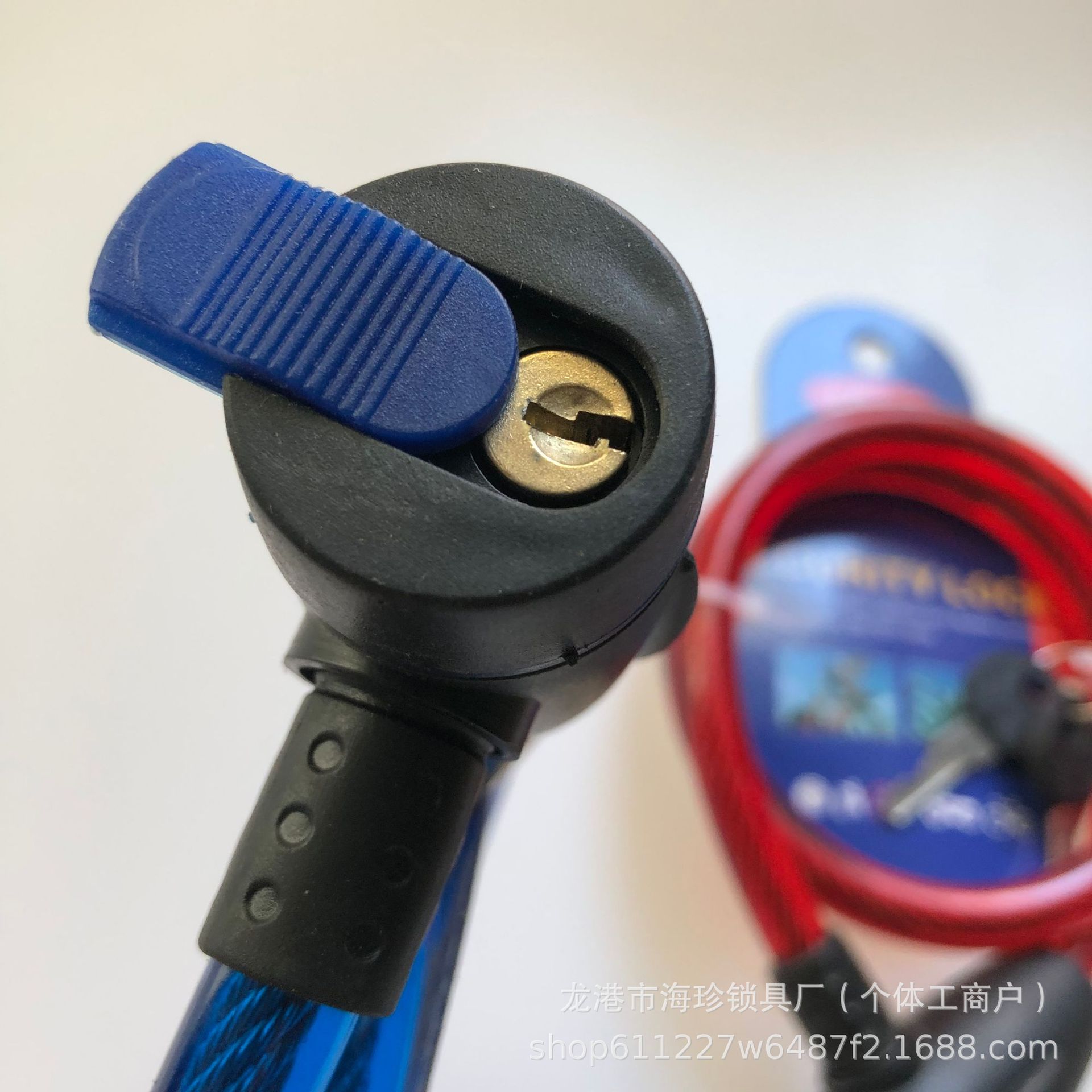 Bicycle lock mountain bike with bracket wire lock bicycle ring lock cable lock road bike anti-theft lock wholesale