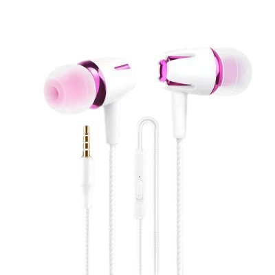 3.5 round hole wired headset type-c semi-in-ear HD call mobile phone with mark headset factory wholesale