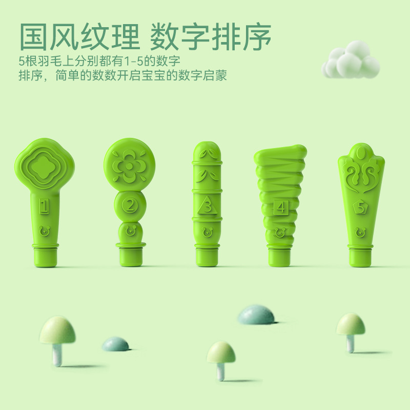 [Cross-border] English Package Guochao Meng Finch Pull Nail Hand Fine concentration Training Children's Educational Early Education