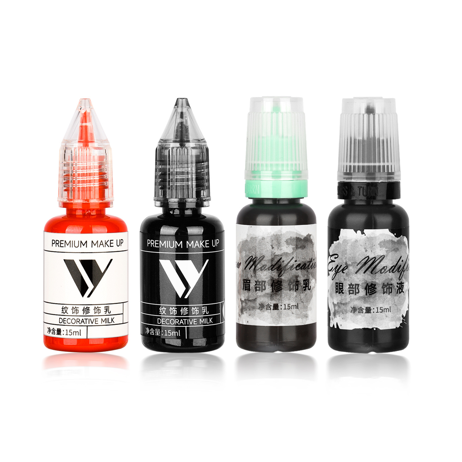 Tattoo Color Pigment Does Not Discolor, High Saturation, Small Molecule, Fast Color Milk, One-Time Coloring, Wild Line Eyebrow Tattoo Embroidery Color Milk