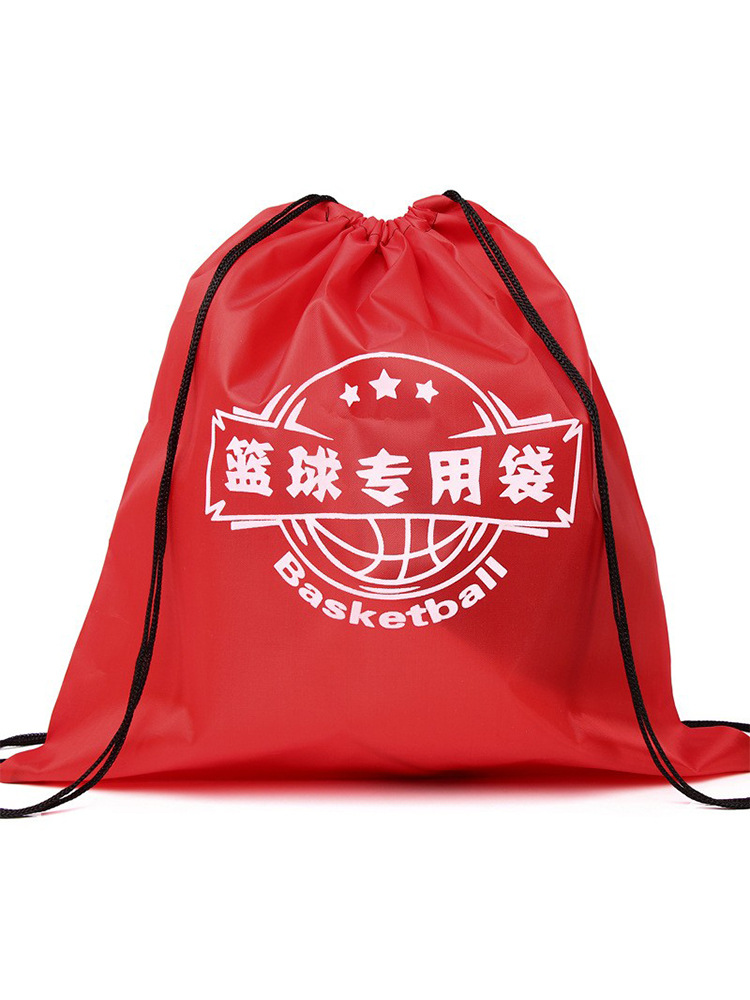 Factory wholesale drawstring basketball bag shoulder football drawstring pocket shoulder volleyball sports bag waterproof printable LOGO