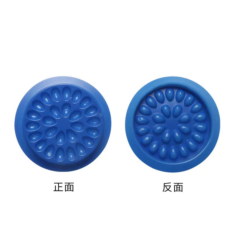 Factory Direct Sales Pvc Blister Colorful No Base Flower Plate Eyelash Glue Drip Plate New Design Special Glue