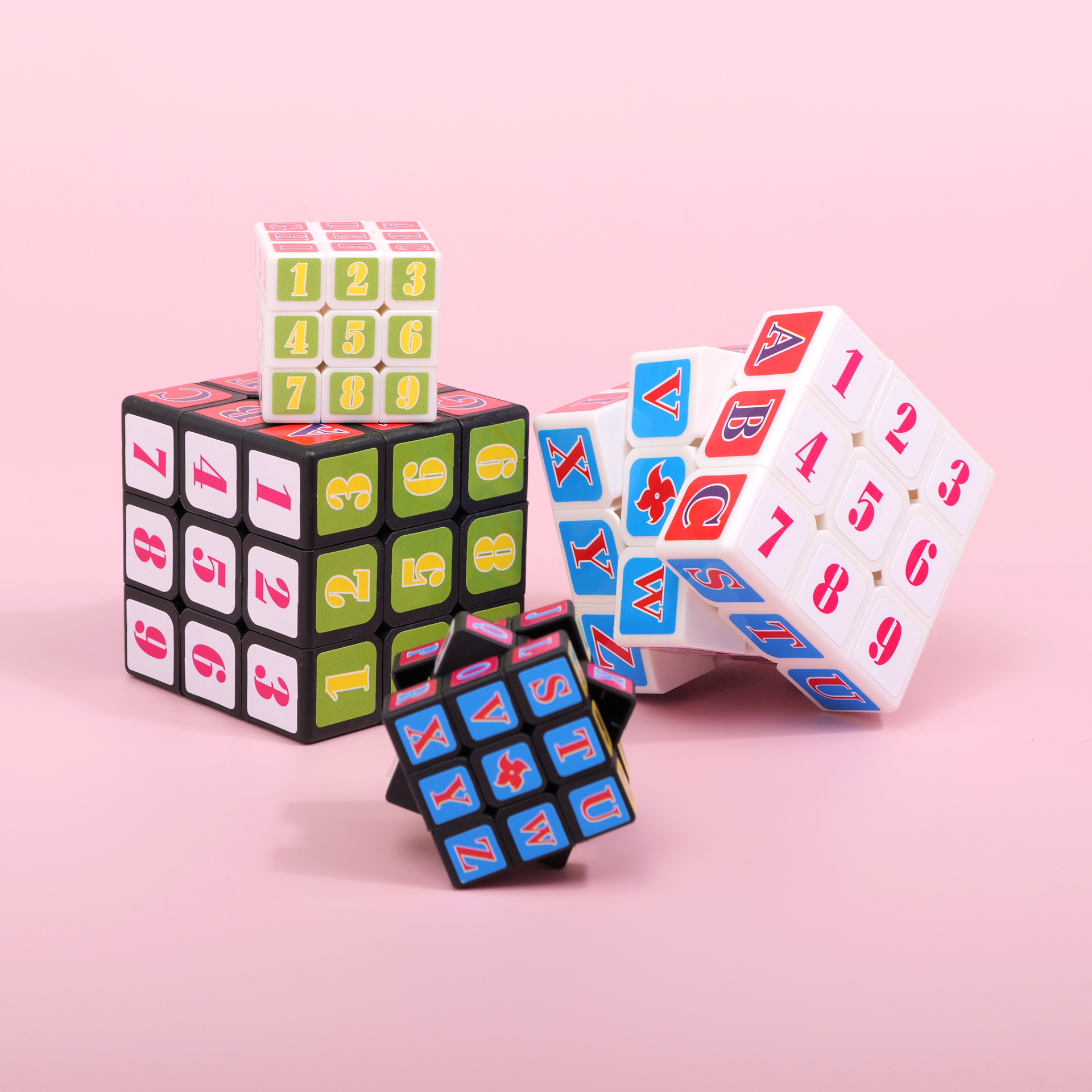 3 см Мини цифровой Трехуровневый Кубик Рубика 5.3 см Детские обучающие игрушки Призы для новичков Прямые продажи завода Оптовая продажа