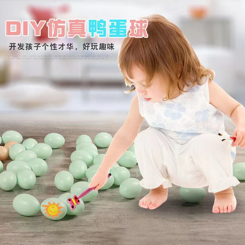 Fake egg shell egg nest toy egg holder non-solid diy kindergarten teaching aid food fake egg model