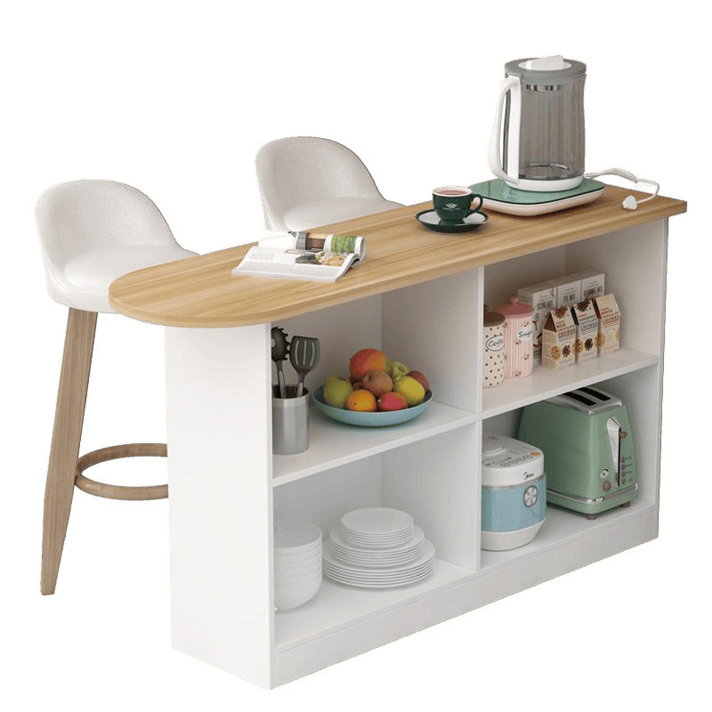 Home Light Luxury Guest Restaurant Wall-Mounted Entrance Partition Cabinet Kitchen Multi-Functional Storage Rack Nordic Small Apartment Bar Table