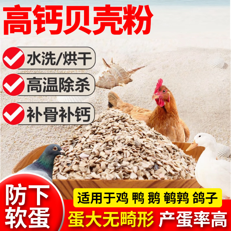 Порошок ракушки с высоким содержанием кальция, специальная добавка для птицы
