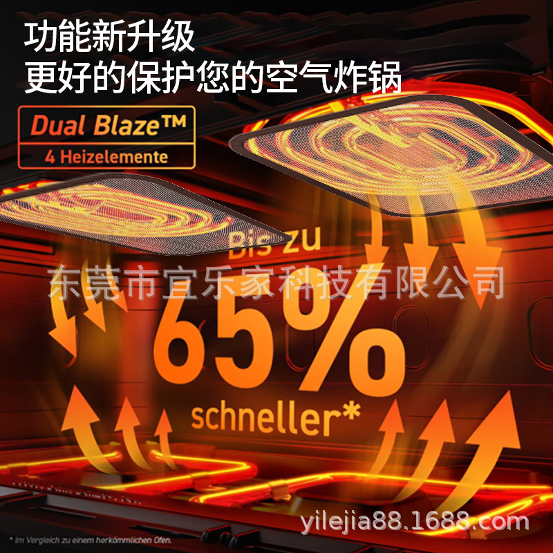 Cross-Border New Product Cosorii 8.5/10L Magnetic Splash Guard Splash Guard Air Fryer Cosorii Splash Guard