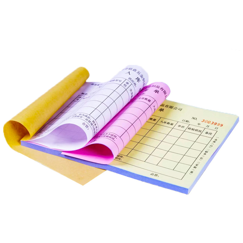 Delivery note printing triple form automatic duplicate document issue document form document