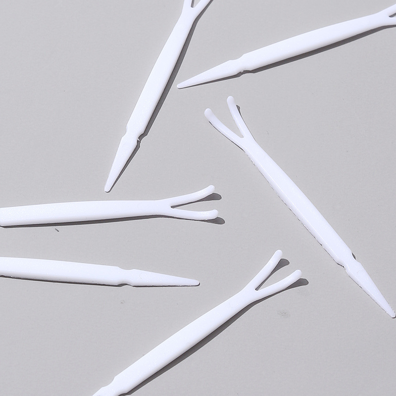 Factory wholesale double eyelid fork Y-shaped plate forming stick auxiliary tool stick false eyelashes eyelash double eyelid fork