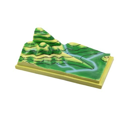 Contour Topographic Map Interpretation Model Geography Teaching Demonstration Model Teaching Supplies Model