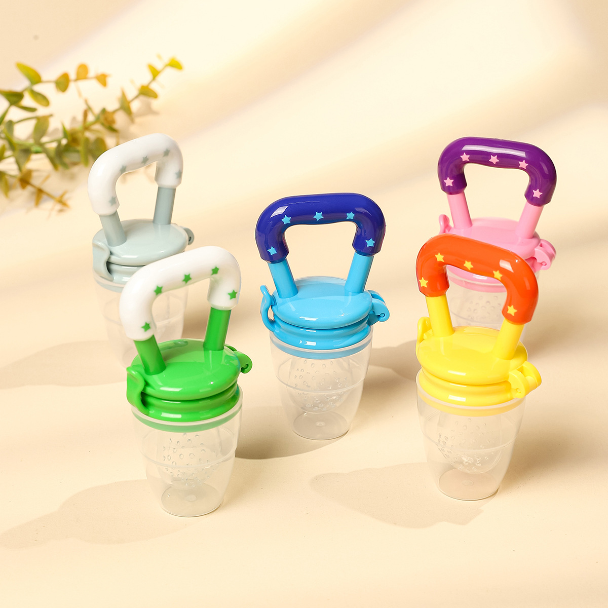 Baby Silicone Bite Fruit and Vegetable Bag Baby Bite Mesh Bag Silicone Molar Food Supplemental Fruit Mesh Bag Wholesale