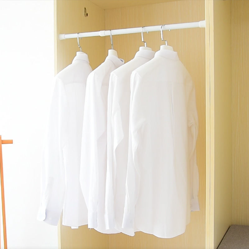 Punch-free telescopic rod curtain curtain rod kitchen partition Rod wardrobe telescopic shower curtain rod clothes hanging rod wholesale