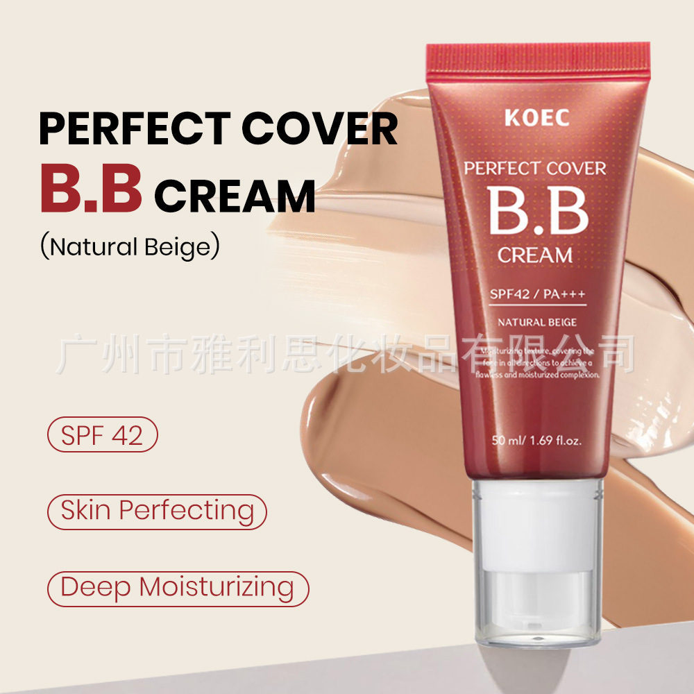 Koec Protective Moisturizing Bb Cream 50g Long-Lasting and Non-Removing Prefect Cover Bb Cream Cross-Border Hot Style