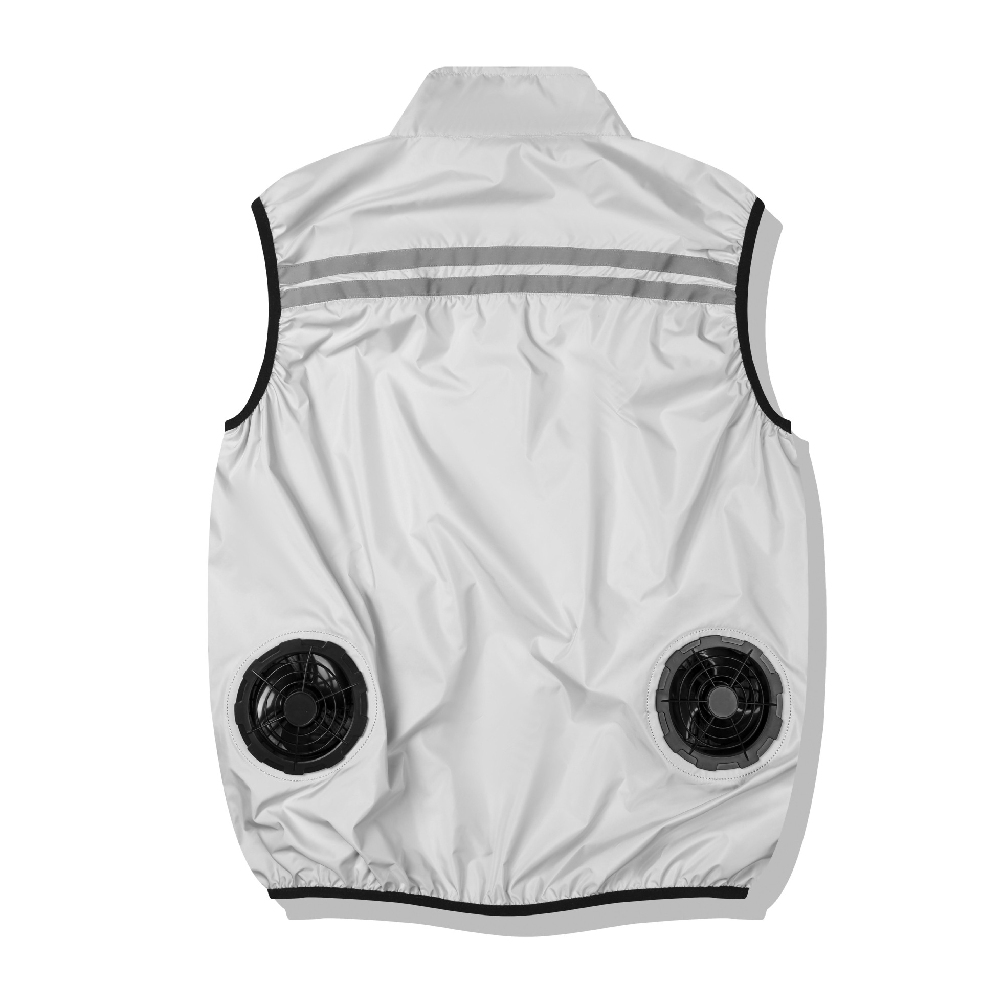 2025 Summer Cooling Vest New Fan Clothes Outdoor Sports Work Fan Clothing with Reflective Strip Air Conditioning Clothing