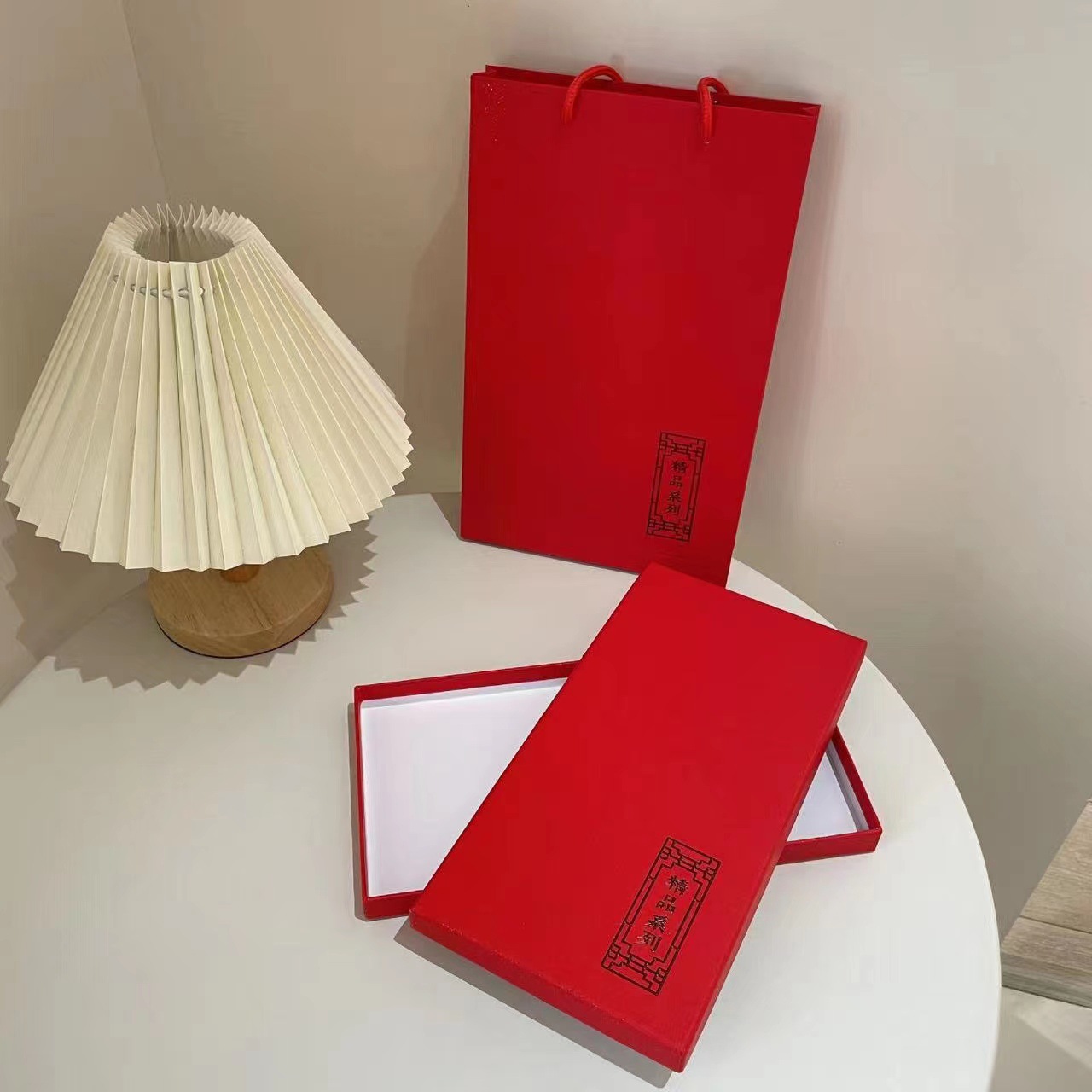 New Gift Box empty box suit universal scarf packing box rectangular portable scarf gift box heaven and earth box wholesale