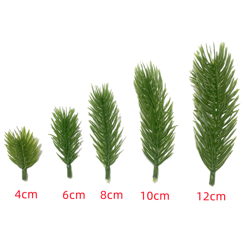 Поставка фабрики симулированные сосновые иглы двухцветные сосновые иглы рождественское дерево декор гирлянды аксессуары белые сосновые иглы высококачественные мягкие материалы