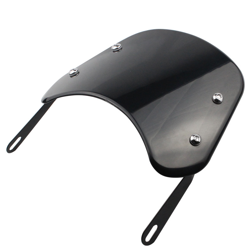 Suitable for Niu Electric Scooter Windscreen, Motorcycle Retro Headlight Wind Shield, Modified Universal Wind Deflector