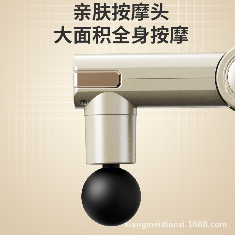 Folding Telescopic Fascia Gun Multifunctional Impact Muscle Massager Cross-Border Massage Gun