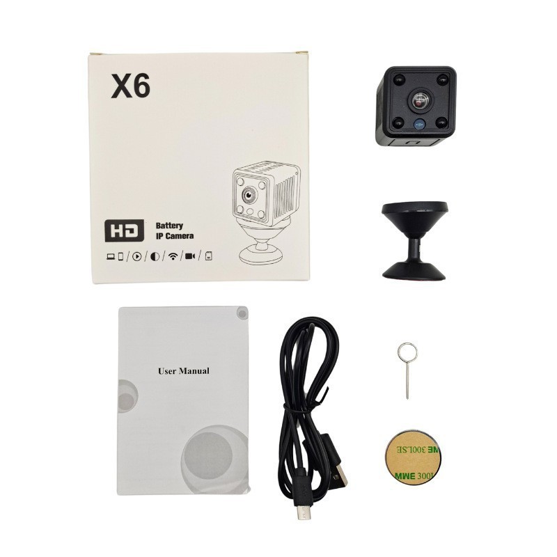 X6 Pet Cube Wifi Camera Infrared Night Vision 20,000 Hd Pixel Security Wireless Monitoring Smart