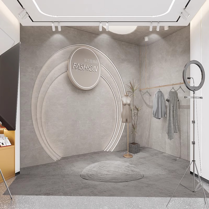 Фоновая стена для онлайн-звезды, 3D стерео обои, женская одежда, мурал для магазина одежды, магнитные УФ обои