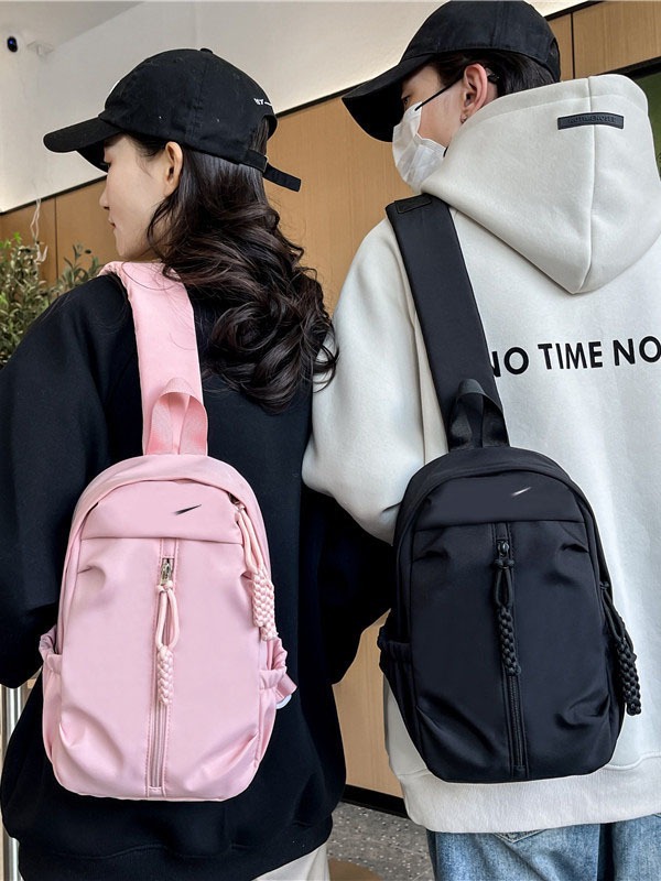 2024 New High-looking multi-functional sports leisure men and women couple shoulder messenger bag outdoor chest bag wholesale