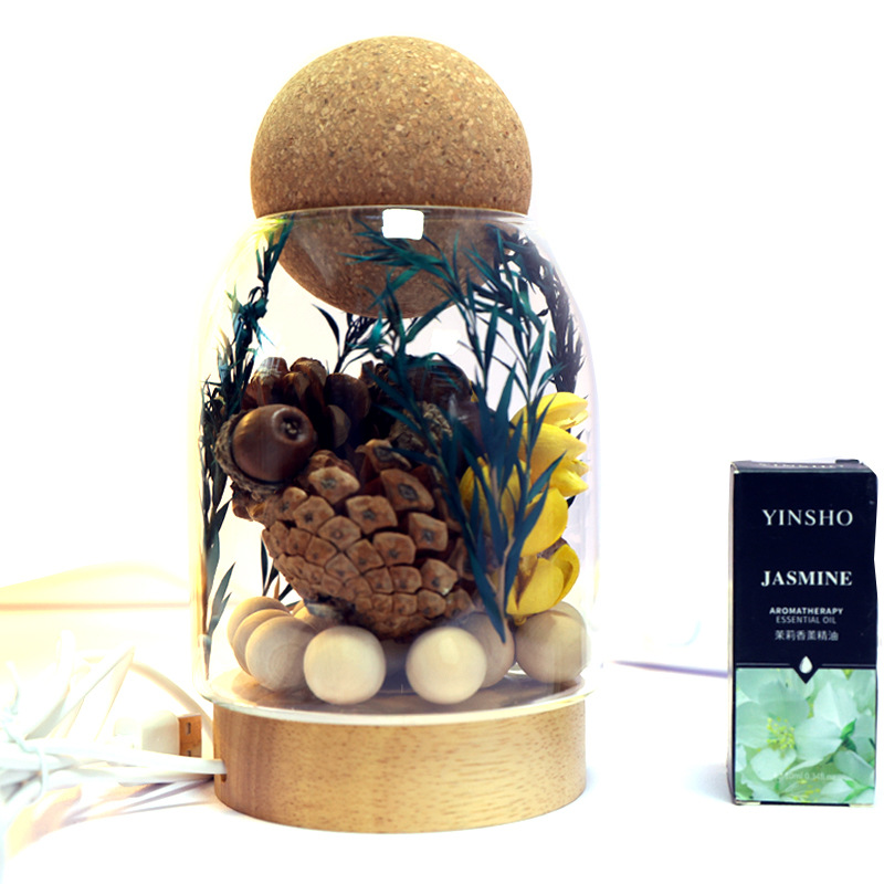 Fire-Free aromatherapy diy material including luminous base Mori ins style home indoor fragrance decoration handmade activity