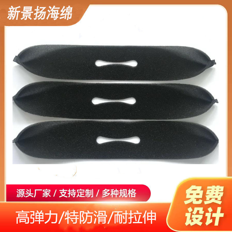 Большое производство черных вешалок, комплект губок с высокой плотностью, нескользящие вешалки из хлопка