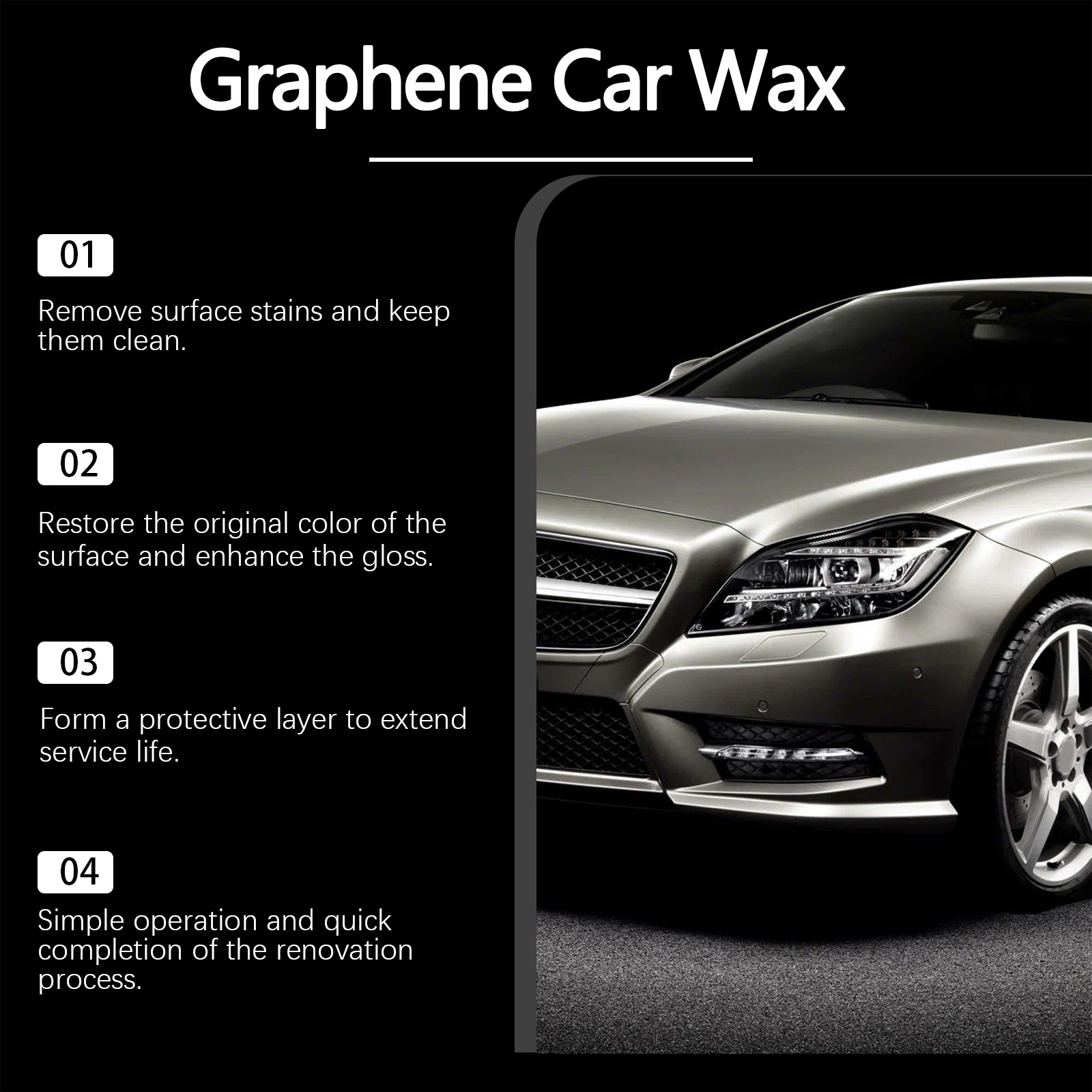 Rayhong Car Coating Paste Anti-Scratch, Brightening and Decontamination Care Car Paint Coating Maintenance Care Agent