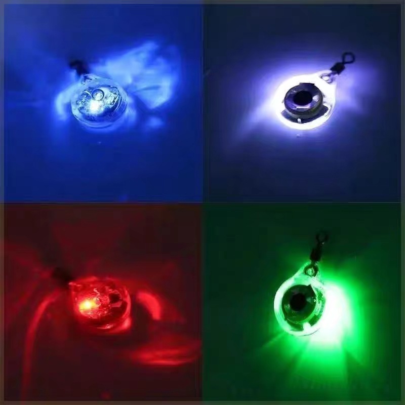 Fishing gear wholesale small fish eye hairtail mini underwater fishing lure light fishing light night fishing waterproof LED button fishing light