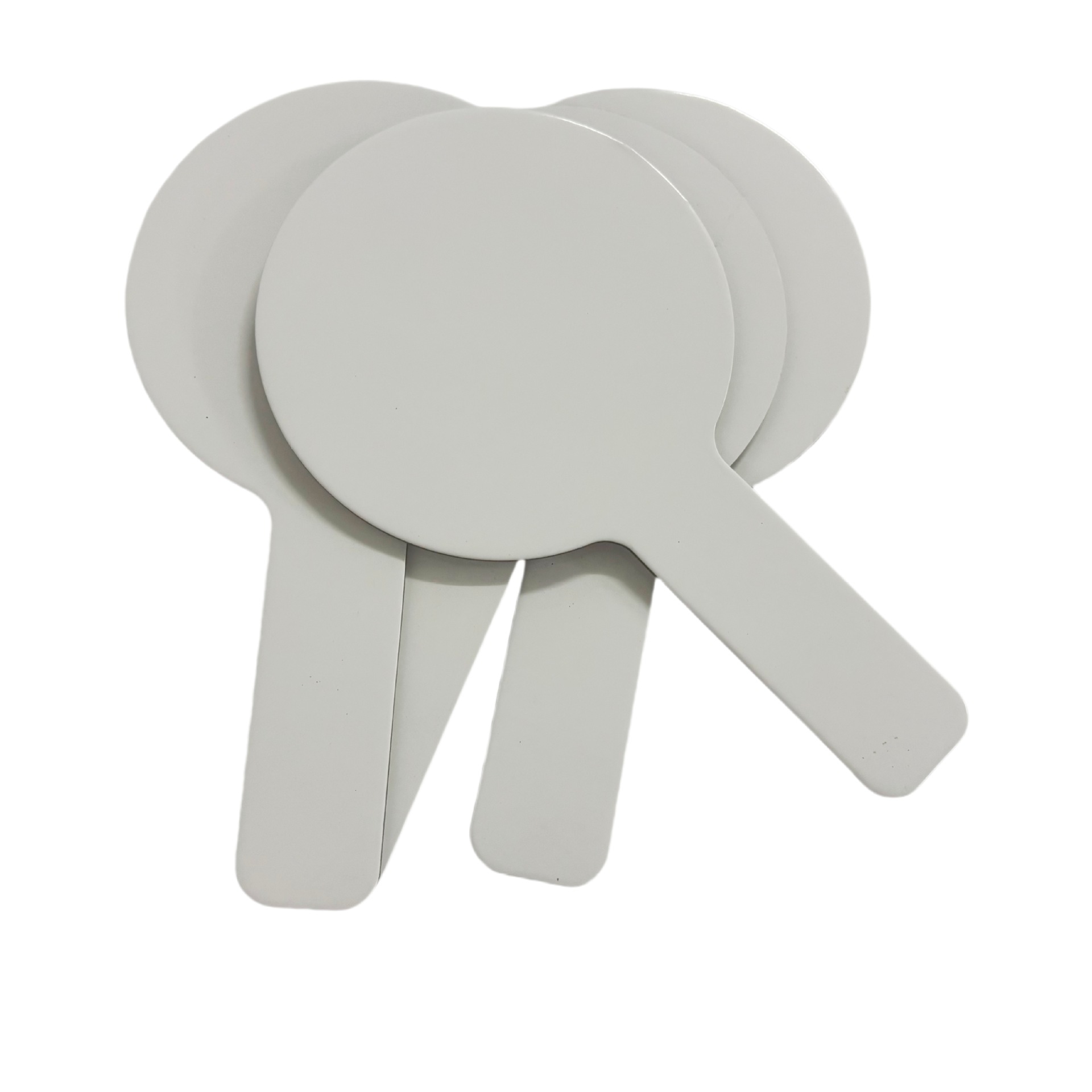 Cross-Border Handheld Double-Sided Square Round Double-Sided Answer Board Color Soft Edge Square Small Whiteboard Customization