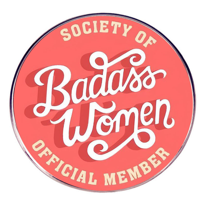 Брошь официального членства Женской Ассоциации Плохих Яиц, феминистская брошь, металлический значок, аксессуары