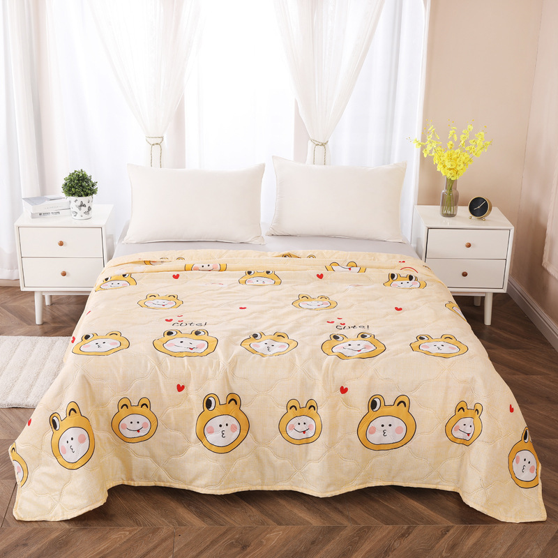 (Skin-Friendly Ecological Cotton Summer Quilt) Sleep on the Clouds and Enjoy Comfort