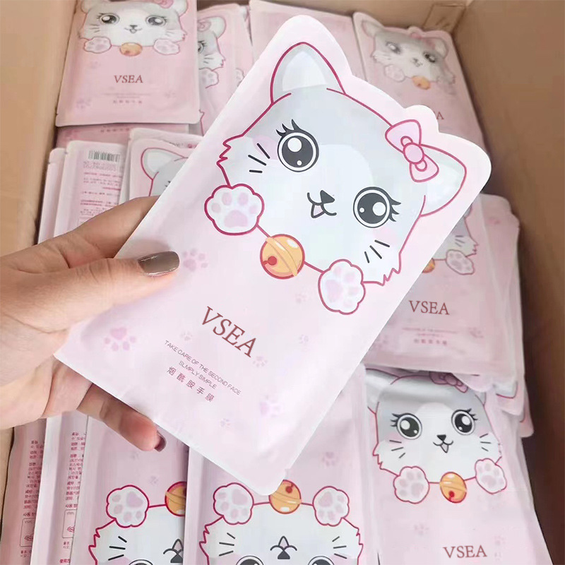 VSEA nicotinamide cute cat claw hand film moisturizing and moisturizing skin care hand film moisturizing hand cream autumn and winter explosive wholesale