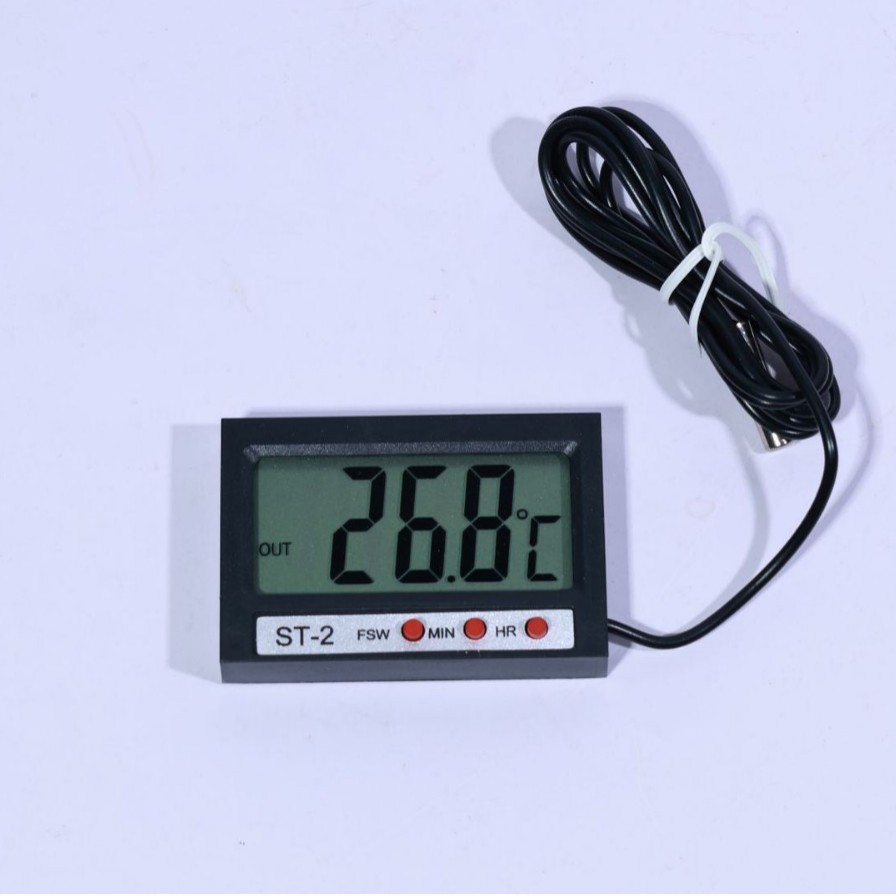 St-2 Fish Tank Thermometer Indoor and Outdoor Temperature Digital Refrigerator Aquarium Reptile Pet Wholesale Temperature Measurement