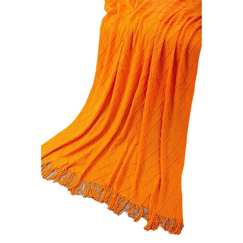 European Style Sofa Blanket Sofa Cover Blanket Four Seasons General Office Nap Blanket Bed End Blanket Knitted Blanket Air-conditioning Blanket Cross-border