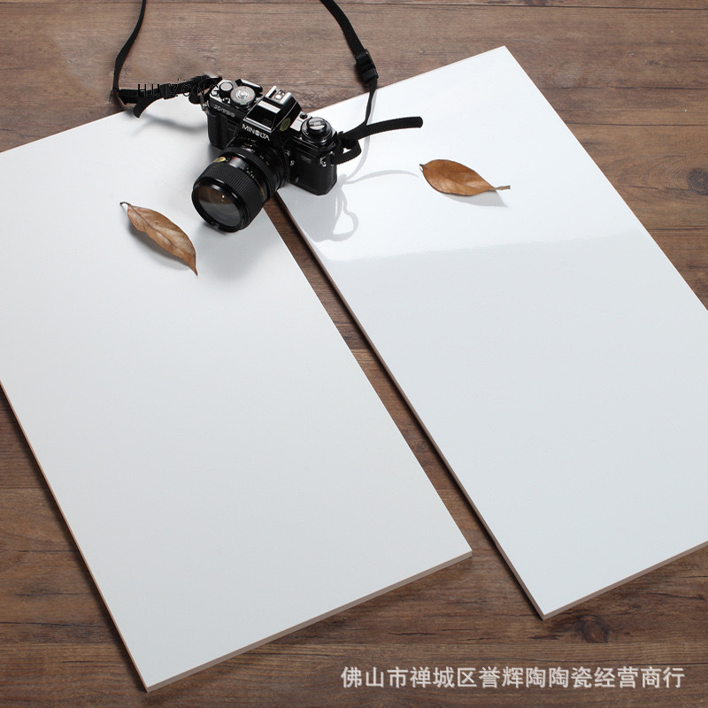 Гуандун Фошань 200x300 чистая белая плитка для кухни и ванной, маленькая белая плитка для внутренних стен, однотонная яркая плитка