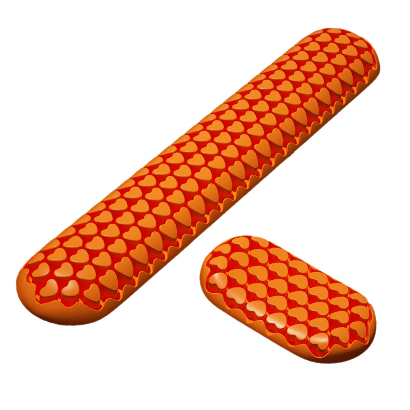 Explosive Silicone Keyboard Hand Bracer Wrist Bracer Office Male and Female Hand Bracer Wrist Mat Heart-shaped Wrist Bracer Keyboard Bracer