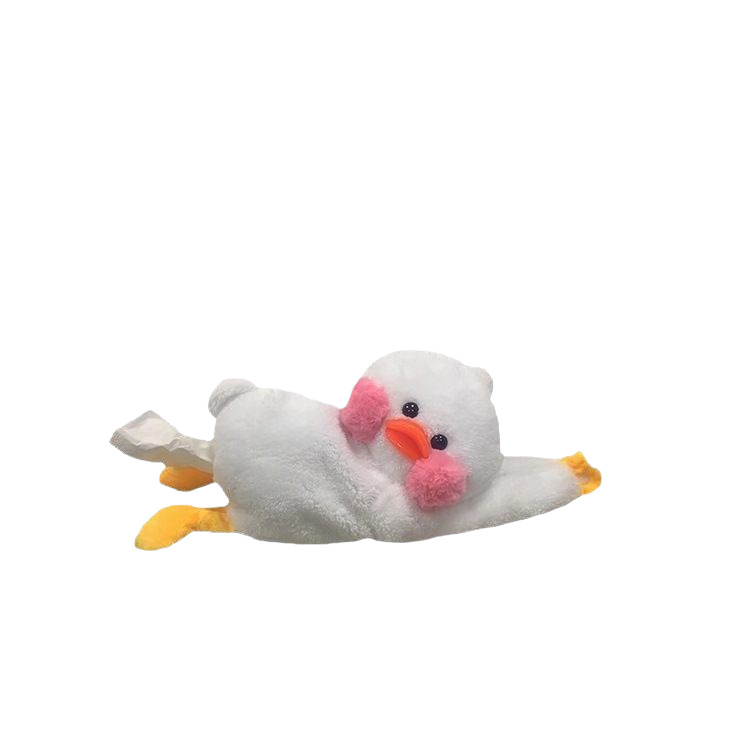 Trendy Duck Car Tissue Box Creative Cute Car Tissue Holder Armrest Box Car Cartoon Interior Decoration