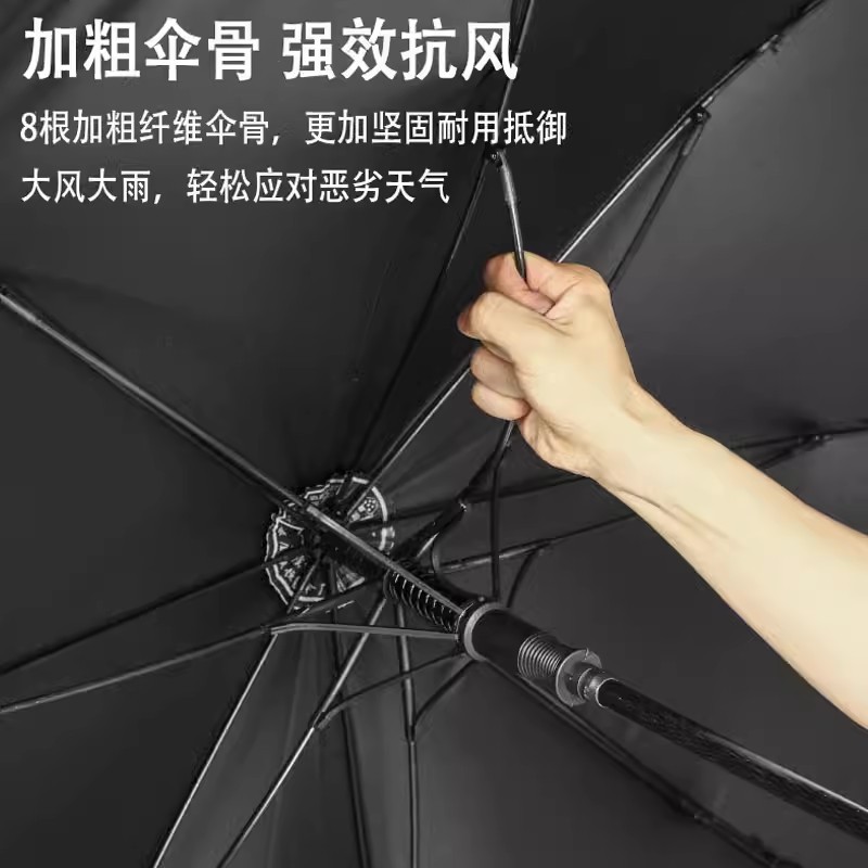 Umbrella Custom Long Handle Golf Umbrella Plus Double Straight Handle Umbrella Printed Text Advertising Umbrella Business Gift Umbrella