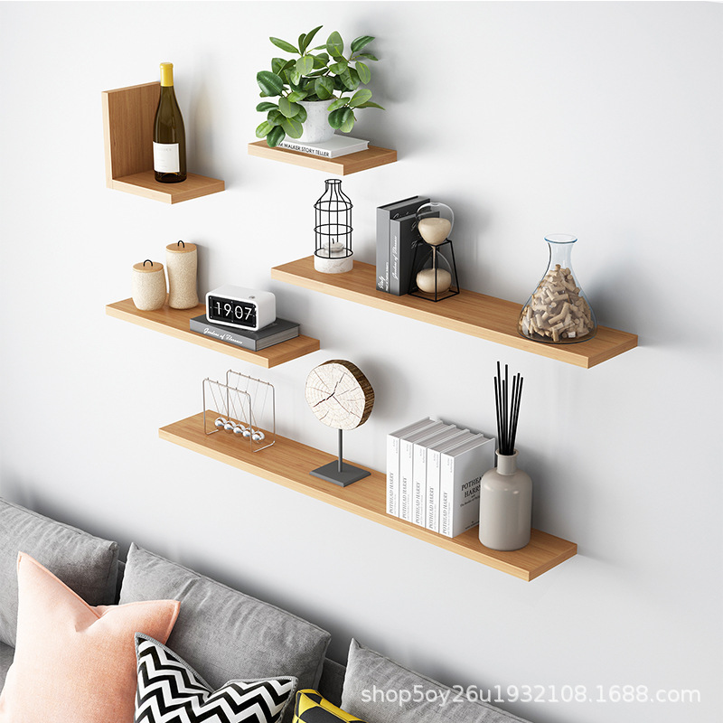 Настенная полка с перегородкой, настенный книжный стеллаж для спальни