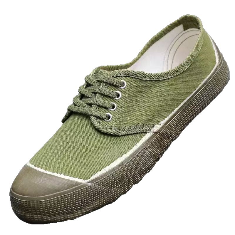 Vulcanized Rubber Sole Liberation Shoes, Factory Direct Sales, Construction Site Yellow Sneakers, Training Farm Yellow Work Shoes, Wear-Resistant Yellow Rubber Shoes