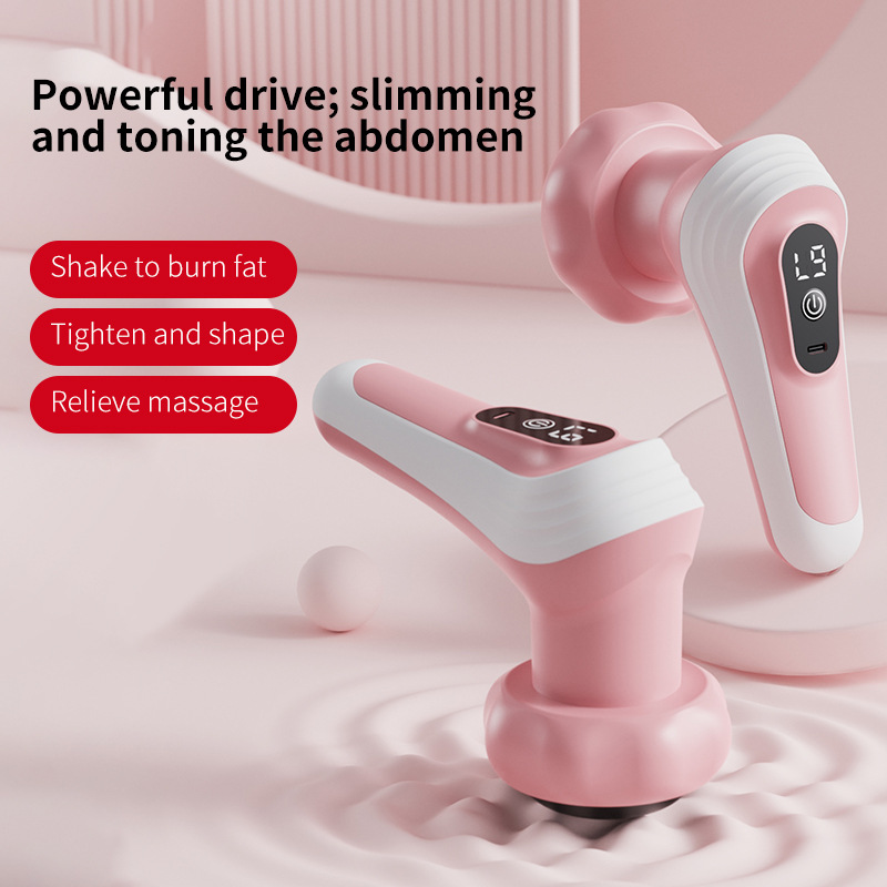 Cross-Border Handheld Wireless Electric Massage Vibration Fat Removal Machine Portable Full-Body Massage Meridian Dredging Fat Pushing Machine