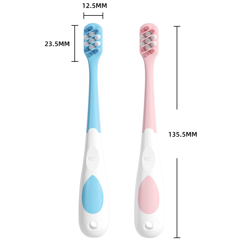 Senior children's soft bristle toothbrush 2-12 years old cute cartoon shape non-slip handle toothbrush manufacturers wholesale spot