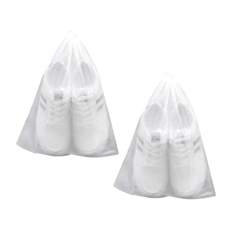 Shoes Storage Bag Shoe Bag Travel Yellow and Dustproof Artifact Non-woven White Shoe Cover Moisture-proof Mildew-proof Shoe Bag